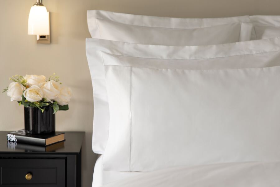 Pure Egyptian Cotton 1000 Count Bolster Pillowcase