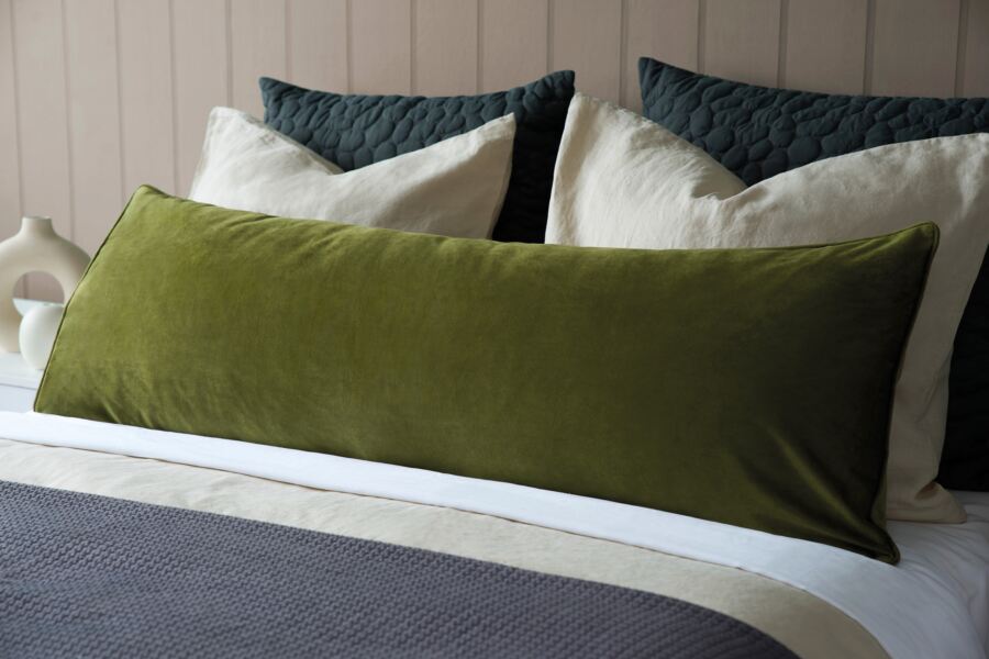 Velvet Bolster Cushion Velvet Bolster Cushion