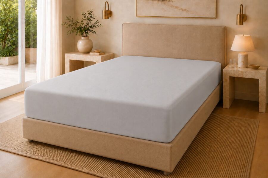 100% Cotton 200 Count Ultra Deep 46cm Fitted Sheet (Percale)