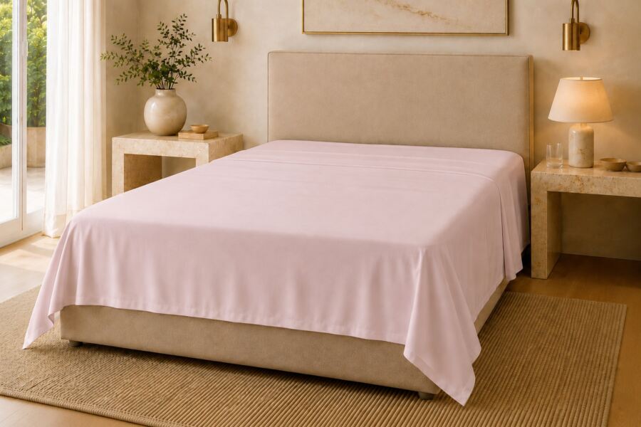 100% Cotton 200 Count Flat Sheet (Percale)