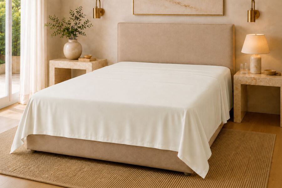 100% Cotton 200 Count Flat Sheet (Percale)