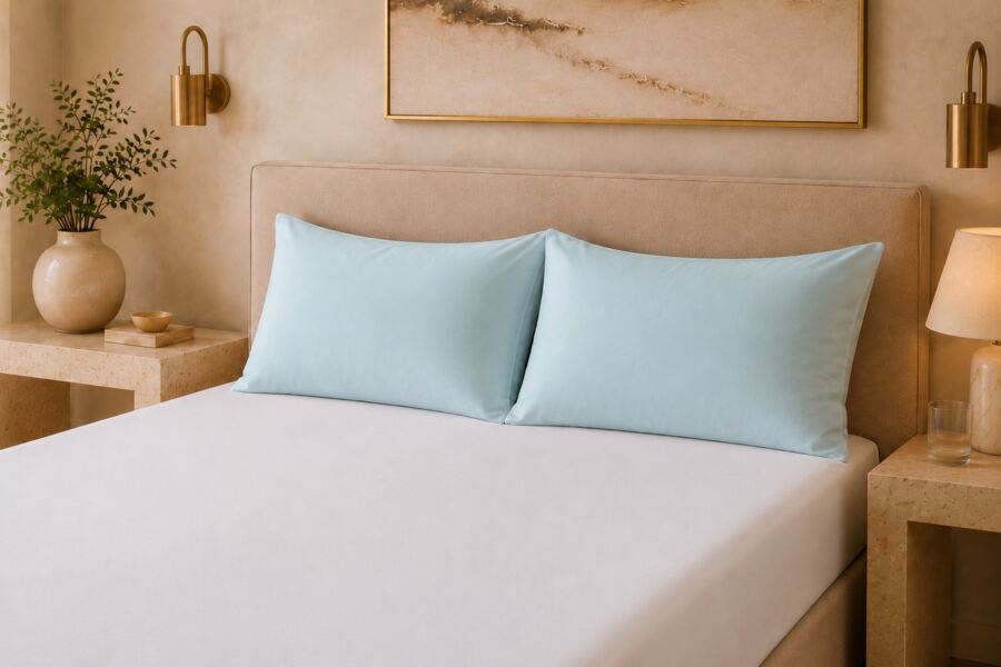 100% Cotton 200 Count Housewife Pillowcase Pair (Percale)