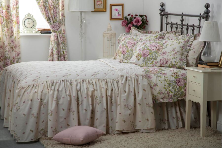 Rose Boutique Fitted Bedspread