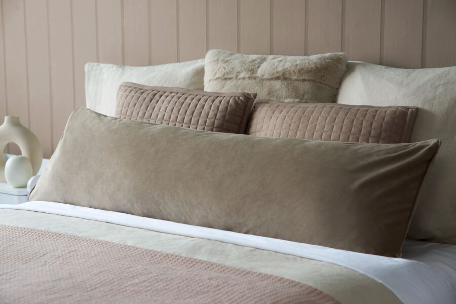 Velvet Bolster Cushion Velvet Bolster Cushion