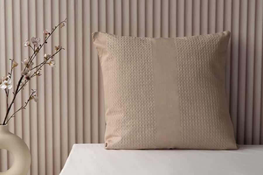 Waffle Stripe Cushion Cover
