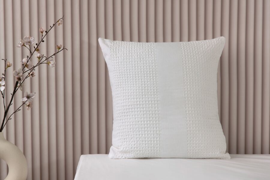 Waffle Stripe Cushion Cover